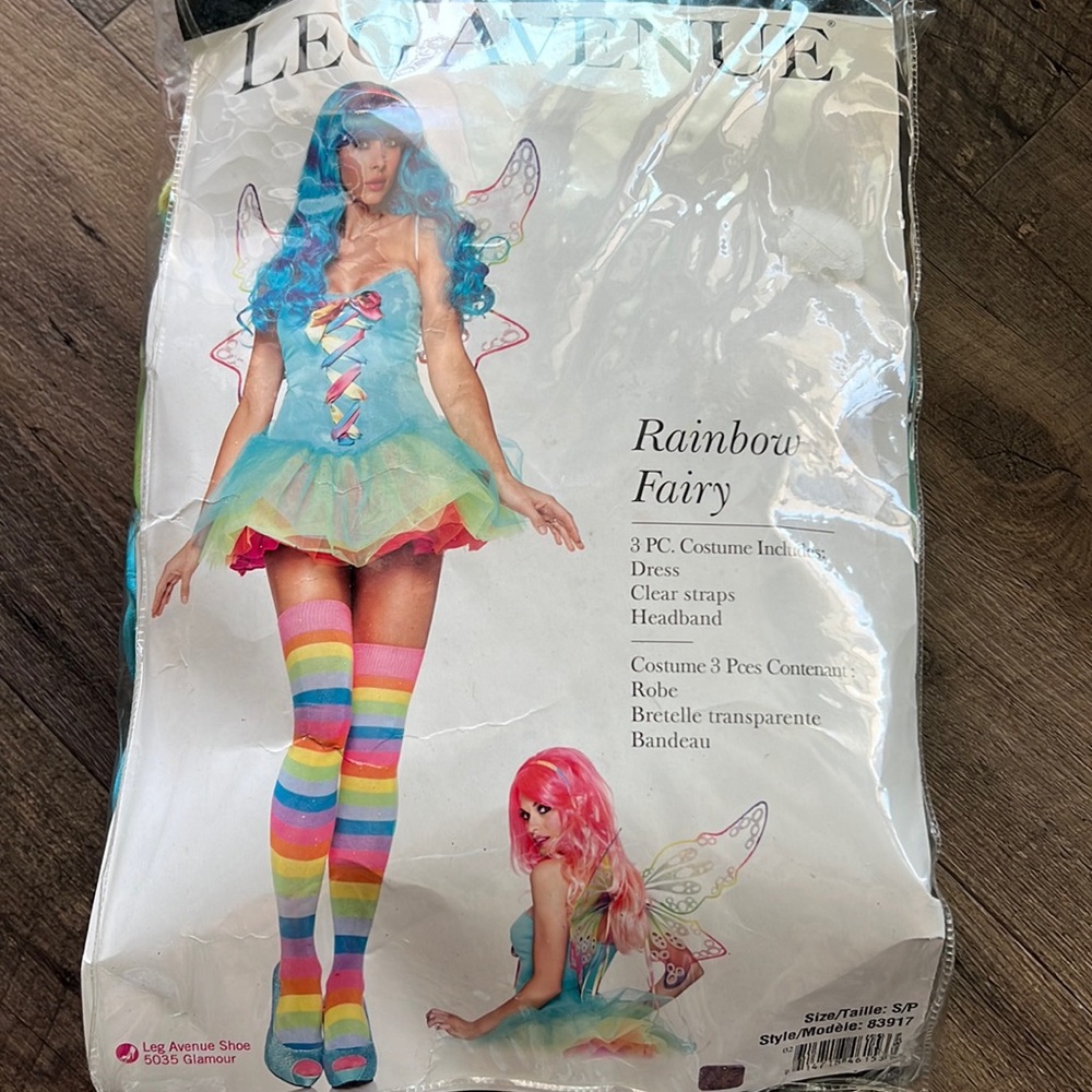 Halloween costume rainbow fairy
